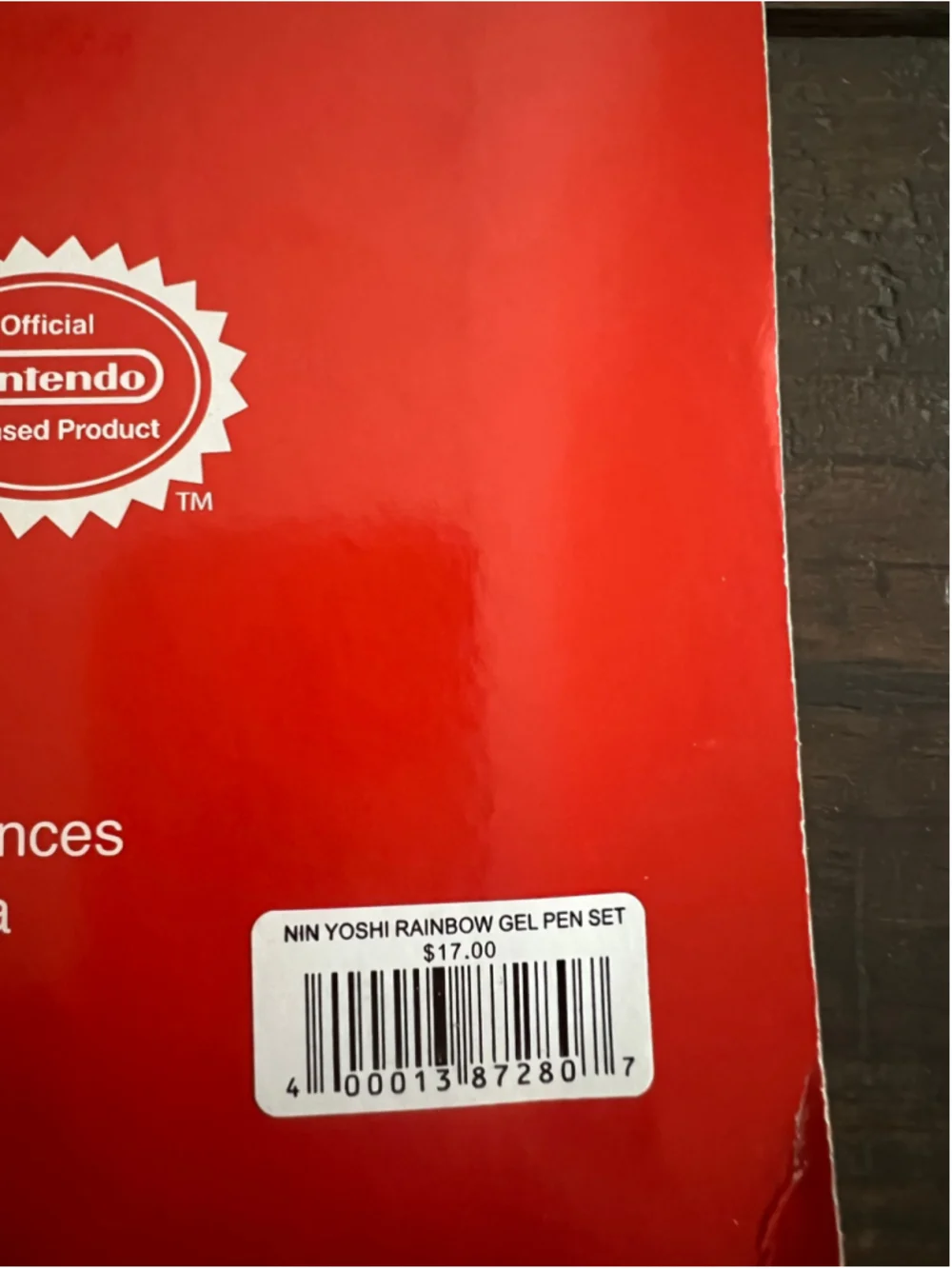 Super Nintendo World Yoshi Rainbow Gel Pen Set 6 Pack Universal Studios Sealed